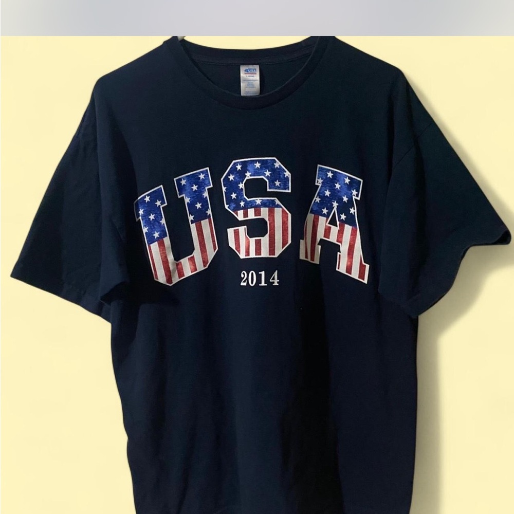 Dark Navy USA Graphic T-Shirt